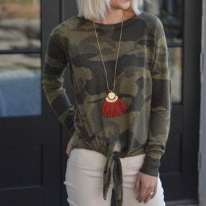 Olivaceous Camo Sweater